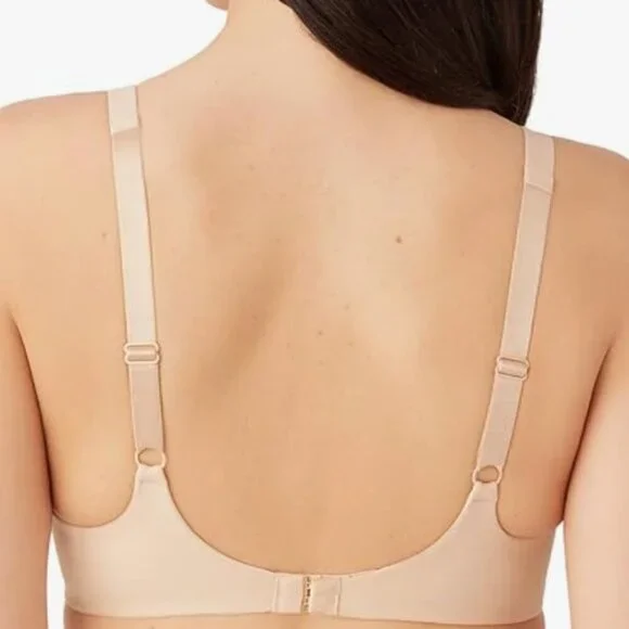 NWT Wacoal womens How Perfect Wire Free T-shirt Bra, sand, 30C - Picture 3 of 6